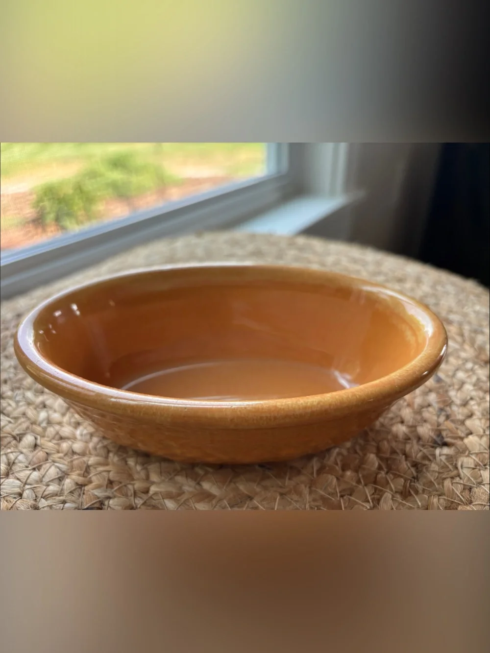 Vintage Homer Laughlin 6” Orange Embossed Ceramic Oval Baker Dish Pumpkin